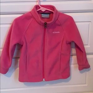 Pink fleece zip up!